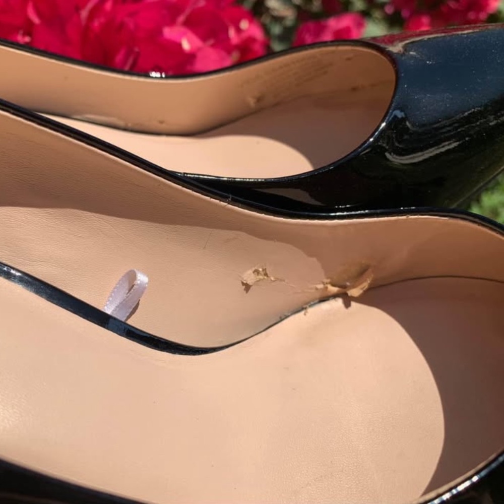 Kate Spade Black Patent Leather Heels size 8 - Picture 6 of 14